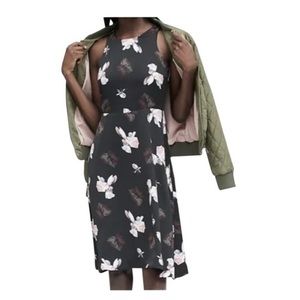 Floral asymmetrical dress